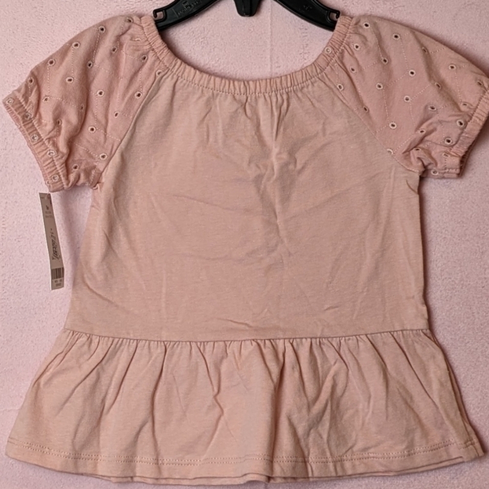 Carter's Baby Pink Short Sleeve Top size 18 Months